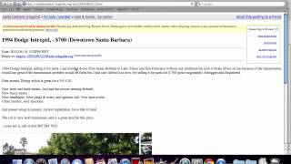 Craigslist Santa Barbara Used Cars - Deals Under $3000 Available