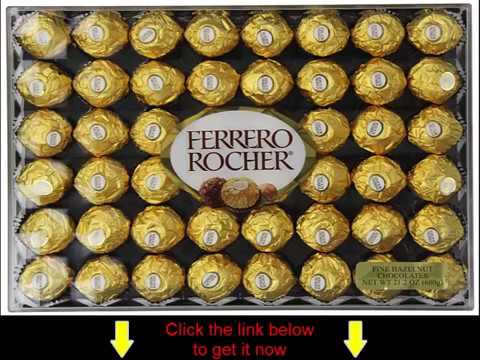 Ferrero Rocher Hazelnut Chocolates, 48 Count