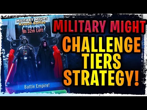 Military Might Challenge Tier 1 + 2 Strategy! No Relic on Rebels Needed - Make the Empire Great!