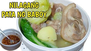 PORK NILAGA | Nilagang Pata ng Baboy.