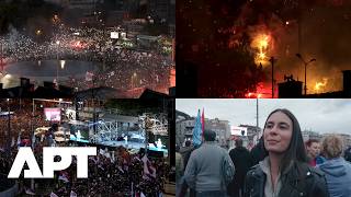 Serbia Student Movement Draws Huge Belgrade Crowd for Final Rally Ahead of Crucial Election | APT