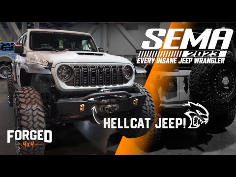 Every Wrangler Build at SEMA 2023 ft. 392 HEMIs, Rubicons, JLs, Electric Jeeps + MORE
