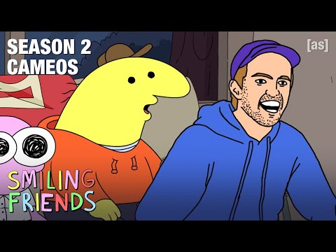 All The Season 2 Cameos | Smiling Friends | adult swim
