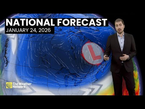Canada's National Forecast - January 24, 2026 | #weatheram