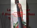 ウォーキングベースの神Leroy VinnegarのブルースのラインWalkin’(F Blues Walking Bass Transcription) 