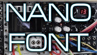 NANO Modules FONT // Tiny Eurorack filter with a BIG sound!