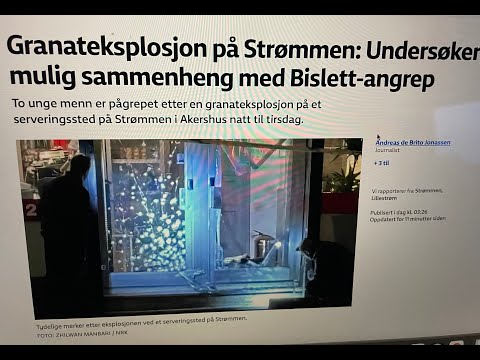 Strømmen Grenade Attack Linked to Sweden gangs