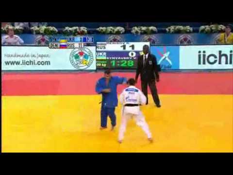 JUDO 2011 World Championships: Vadym Synyavsky (UKR) - Kirill Denisov (RUS)