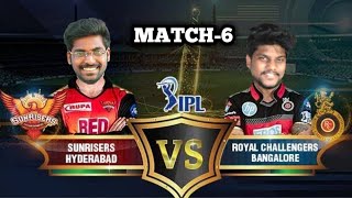 IPL Match-6 || SRH vs RCB IPL 2021 || Cricket Hghlights || Krazy Tony Cricket