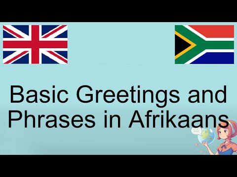 Master Everyday Conversations: Basic Greetings & Phrases in Afrikaans