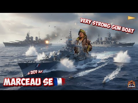 Marceau SE is new French super gunboat in World of Warships Legends #wowslegends #bestreplays