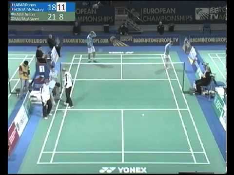 Group (Day 2) - XD - R.Labar/A.Fontaine (FRA) vs A.Kaisti/S.Rautala (FIN) - EMTC 2013