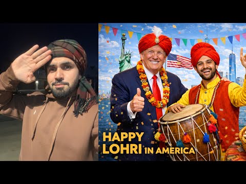 Happy Lohri Trump Uncle 😄👏👏 | GURDEEP MANALIA