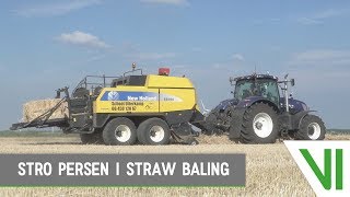 New Holland T7.270 | BB950A | Stro persen | Baling straw | Biddinghuizen