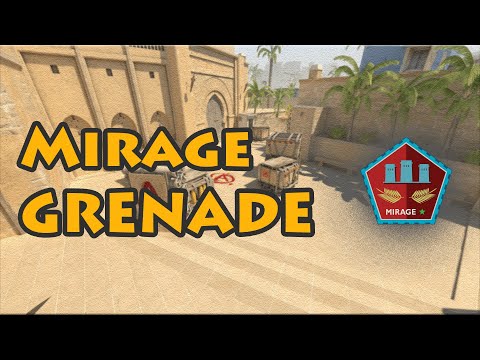 CS2 Molotov Tutorial - Mirage - Chair Molotov