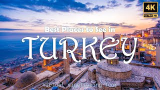 Turkey 4k Scenic Relaxation Film Virtual Tour Video Ultra HD - Turkey 4k Virtual Tour Drone View
