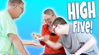 Can’t Open Your Hand? Try This High-Five Game 👦🏻✋ | Hemiplegia PT #5