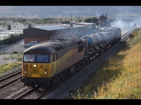 #941: [RHTT] Colas Rail Class 56096 & 56113 pass Abergele & Pensarn (30/10/17)
