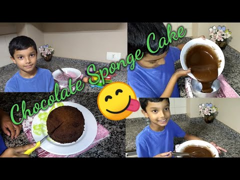 Today I am trying to bake a chocolate sponge cake || Chocolate Sponge Cake Baking || Labib's world