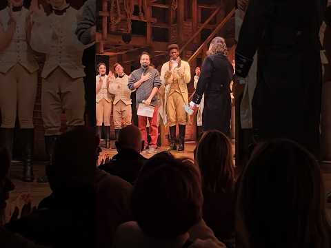 Video: Lin-Manuel Miranda Makes Surprise Appearance During HAMILTON Curtain Call