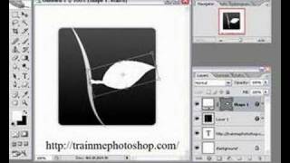 Creating "a leaf" logo photoshop tutorial
