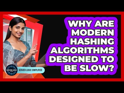 Why Are Modern Hashing Algorithms Designed To Be Slow?
