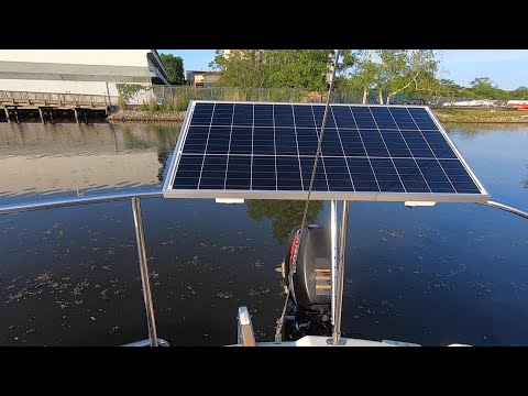 How To Install A Solar Panel - On An O'day 25 Sailboat  |  E59