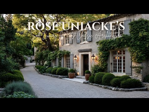 Rose Uniacke’s Minimalist Vintage Estate Soft Luxury Meets Classic Architecture