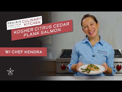 Kosher Citrus Cedar Plank Salmon