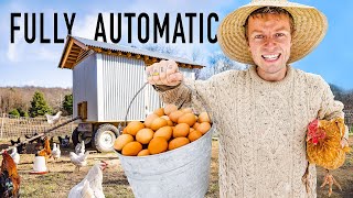 We Built A Fully Automatic Chicken Coop - self feed!