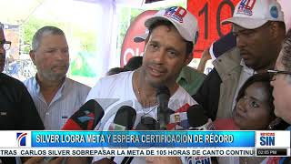 Internan a Carlos Silver para revisión médica tras lograr meta de canto para entrar a Guinness