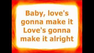 George Strait; Love's Gonna Make It Alright [0N-SCREEN LYRICS]