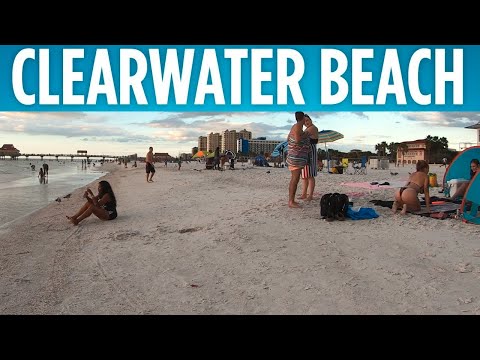 CLEARWATER BEACH FLORIDA OCTOBER 2020 Walk Tour USA Travel Vlog