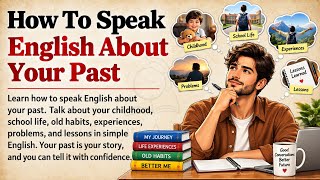 How To Speak English About Your Past | Tell Your Life Story Confidently | Speak English Fluently ✅