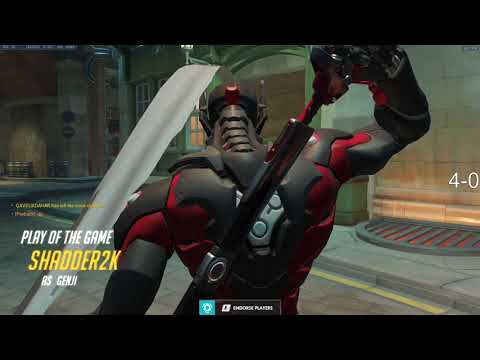 Overwatch Rank 1 Genji Shadder2k Showing His Gameplay Tricks