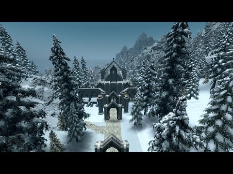 Snow Elf Palace - Skyrim Special Edition home mod