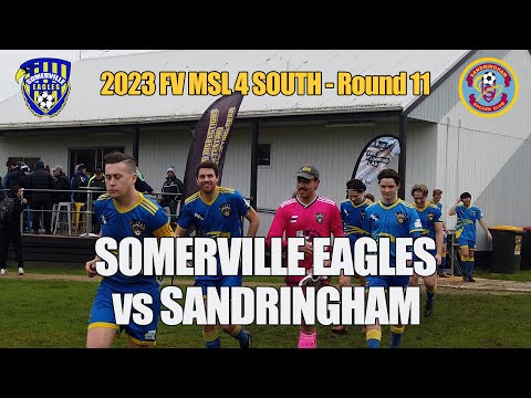 2023 FV State 4 Sth, Rd 11 - Somerville Eagles v Sandringham