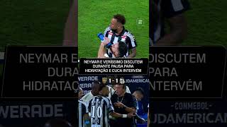 TRETA! NEYMAR E VERÍSSIMO DISCUTIRAM DURANTE O RECOLETA X SANTOS