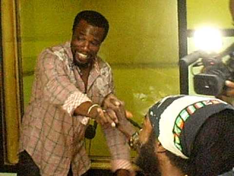 Dona V & I Wayne in Studio