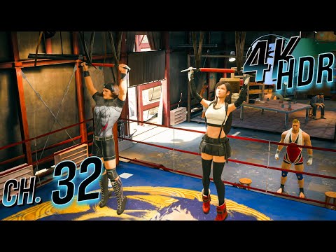 [4K HDR] Final Fantasy 7 (VII) Remake (100%) Walkthrough part 32 - In Search of Hope 5