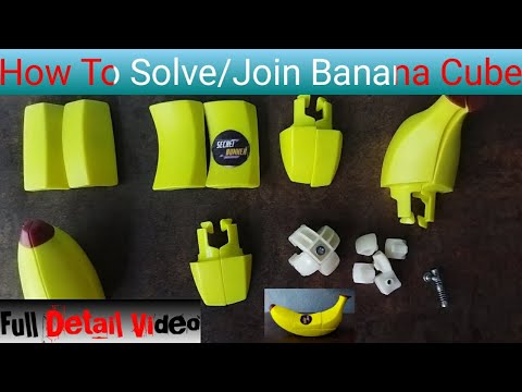 How To Solve /Join Banana Cube #rubikscube #cube #viralvideo  #trending