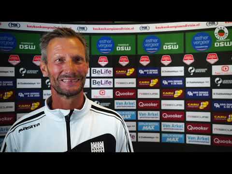 🎙️Verzorger van Excelsior en hoofdtrainer CKC Mario Meijer na afloop van Excelsior Rotterdam - CKC