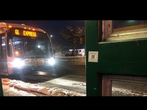NFTA Bus Full Route 61 Downtown Exp Novabus LFS CNG 1517