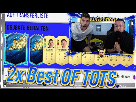 WTF!! 2x 96+ BEST OF TOTS in EINEM PACK 😱🔥31er Aktion an Gamerbrother und Timo 😅FIFA 20