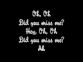 Did You Miss Me - Olly Murs (with lyrics) 