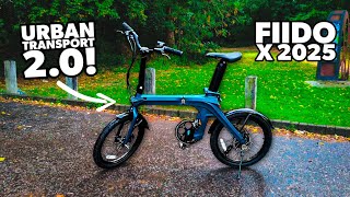 Folds in 5 seconds! Fiido X 2025 Folding Bike Test!