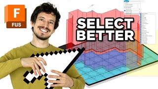 Download the video "Selection Tool Tips in Autodesk Fusion // CAD Tutorial"
