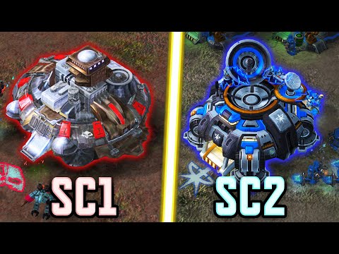 STARCRAFT 1 vs STARCRAFT 2 - CRAZY GAMES