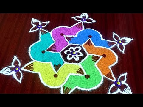 7x4pullikolam/easydotkolam/simplekolam/beautiful kolam/easyrangoli designs