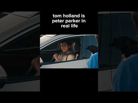 tom holland is peter parker in real life #tomholland #spiderman #zendaya #marvel #shorts #uncharted